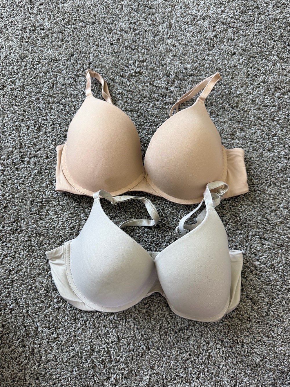 Essentials T-Shirt Bra Duo - Nude & Light Beige